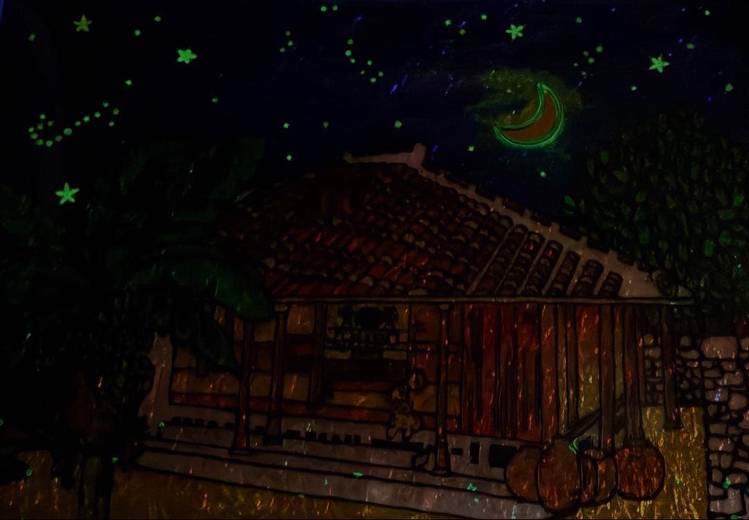 ナッツ様ご確認中ステンドグラスガラス絵の具開運絵画手書きイラスト