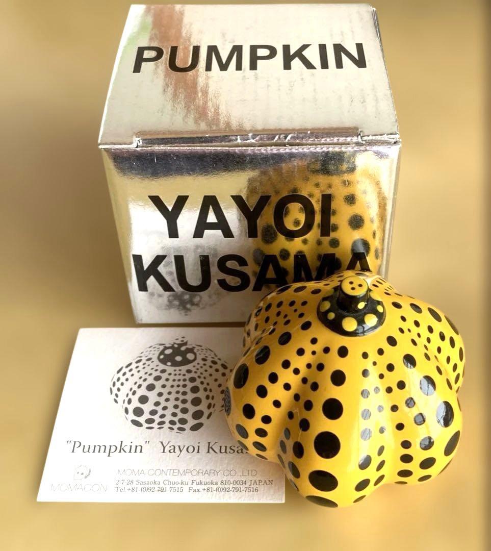 草間彌生 かぼちゃ パンプキン ペーパーウェイト オブジェ 箱有り