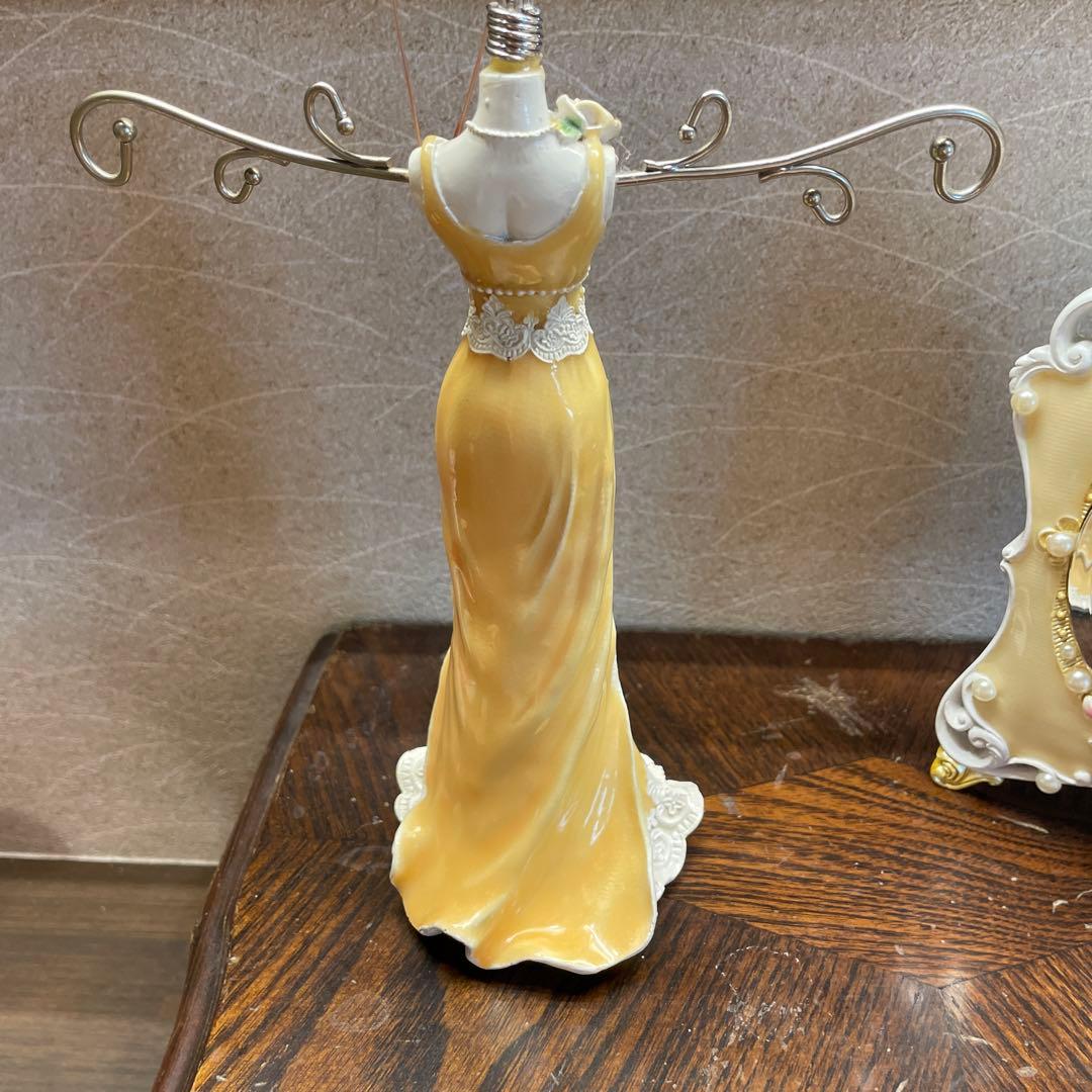 ゴージャス　インテリア　3点セット　アンティーク　ミラー　置き時計　デイジー