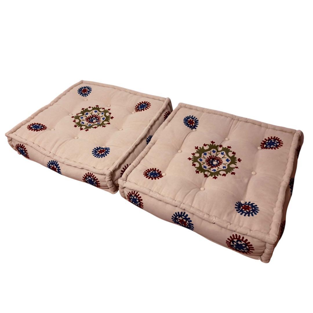 【美品】アデペシュ ブロックマルチソファ 2人掛け