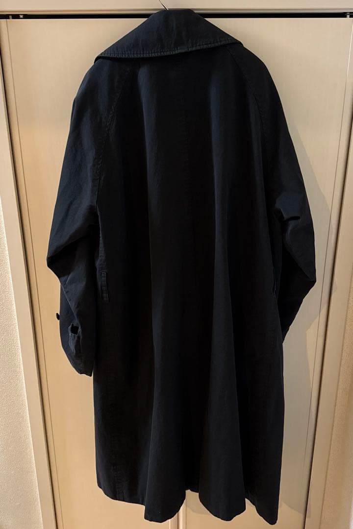 comoli ウォッシュドタイロッケンコート　ブラック　2