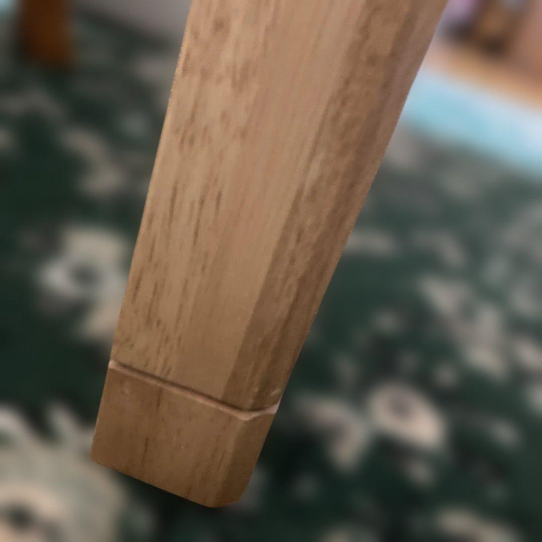 ナチュラルウッド ダイニングテーブル兼こたつ