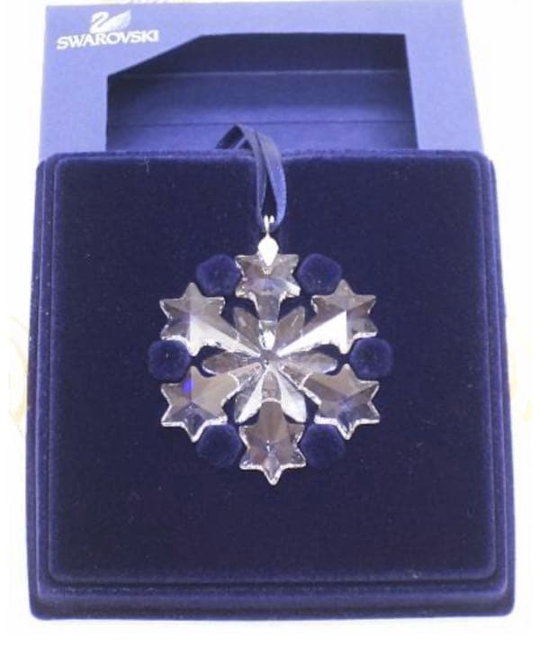 スワロフスキー リトルスノーフレーク クリスタル オーナメント
