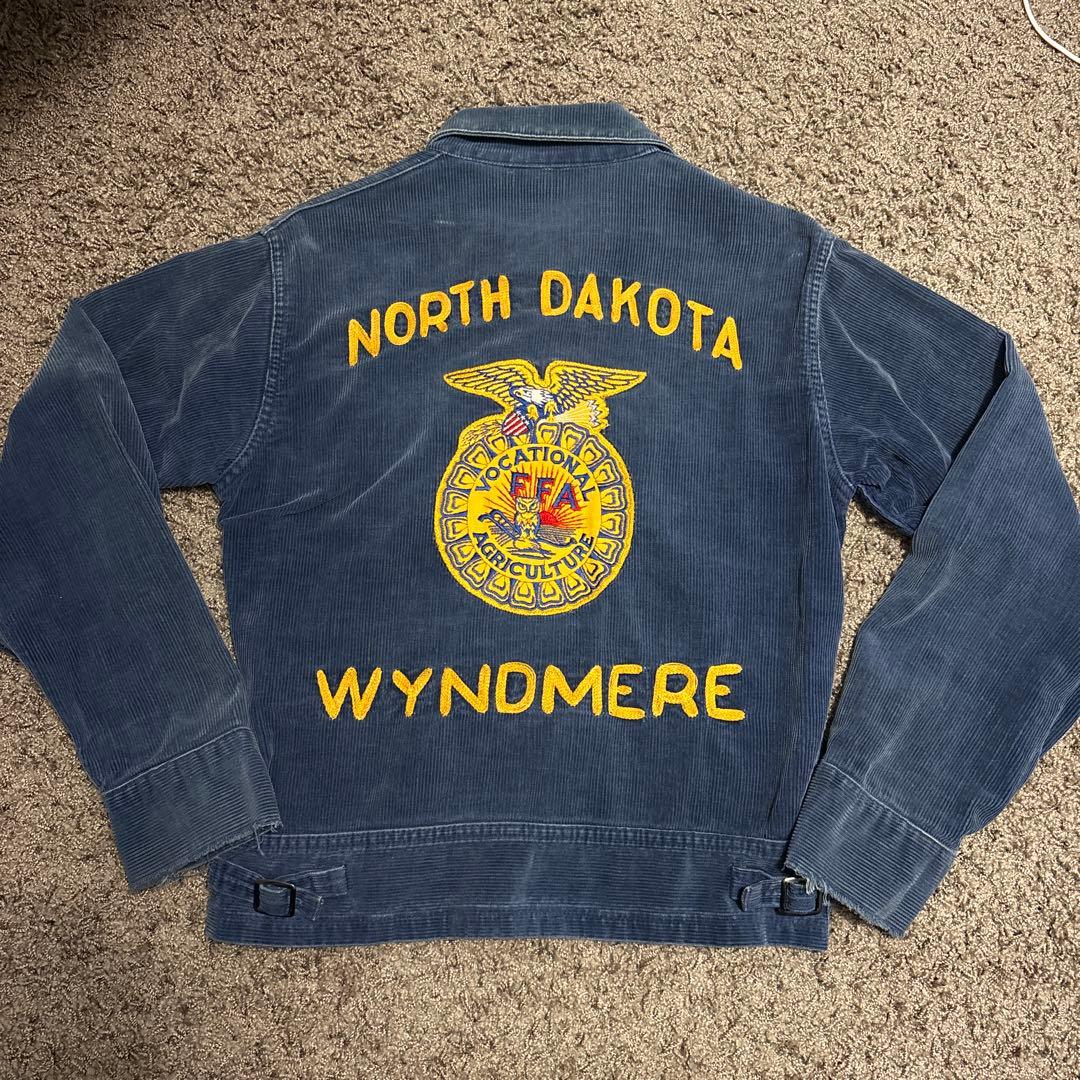 50's FFAジャケット バッジ付き 三角タグ TARONジップ Sサイズ