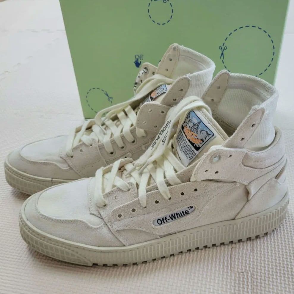 Off-White 3.0 OFF COURT ハイカットスニーカー 43