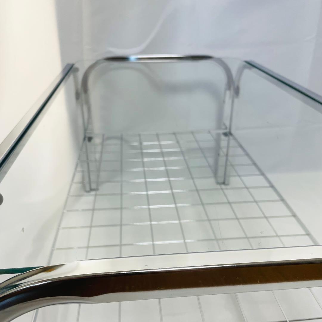 レトロポップ 昭和レトロ 80‘s ガラス センターテーブル コーヒーテーブル