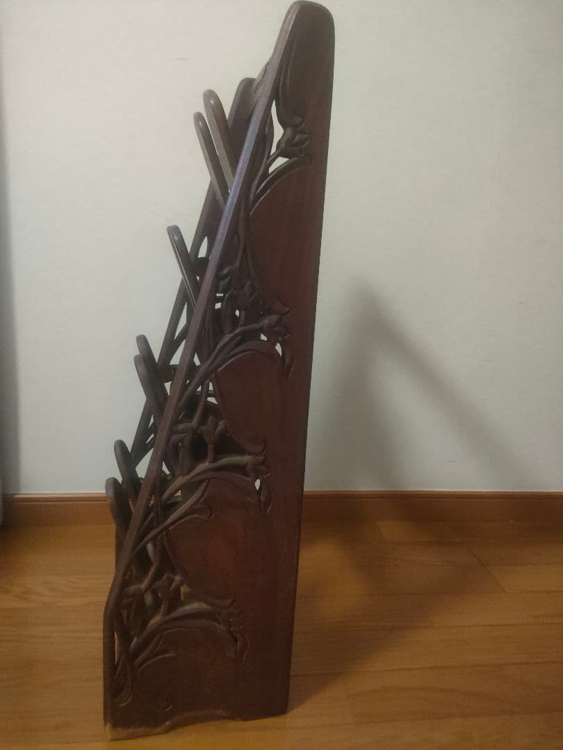 アンティーク　DARGIA 木製スリッパラック