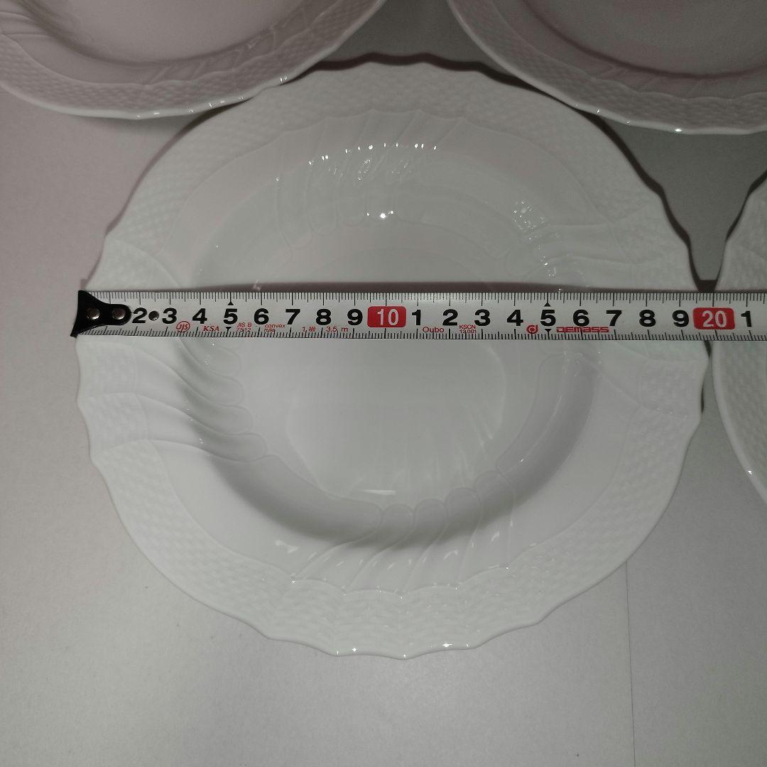 【未使用品】 リチャードジノリ ベッキオホワイト スープ皿 20cm ５枚セット