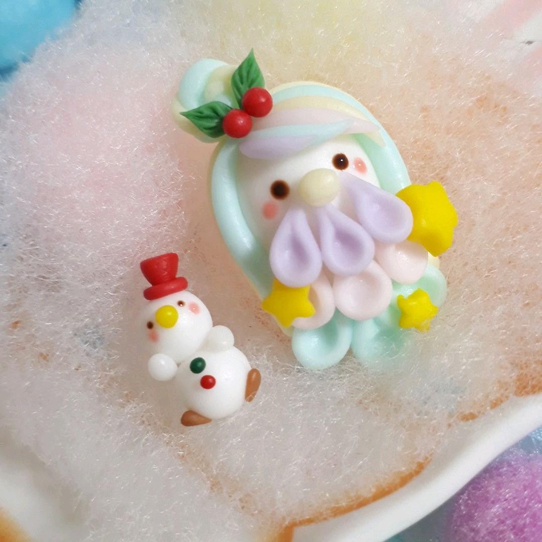 クリスマス☆アマビエちゃん&スノーマン