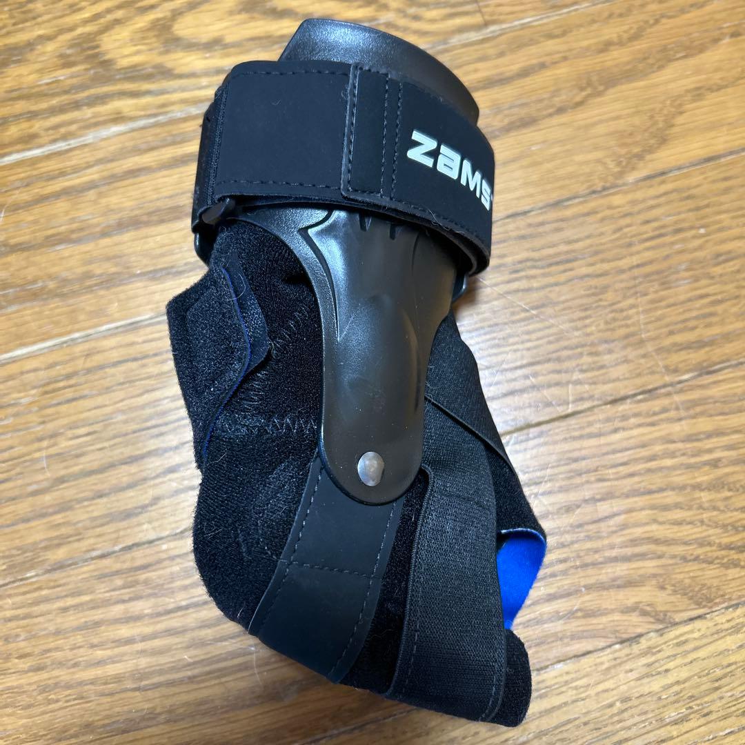 ZAMST バレーボール用サポーター（アンクル） 黒/青