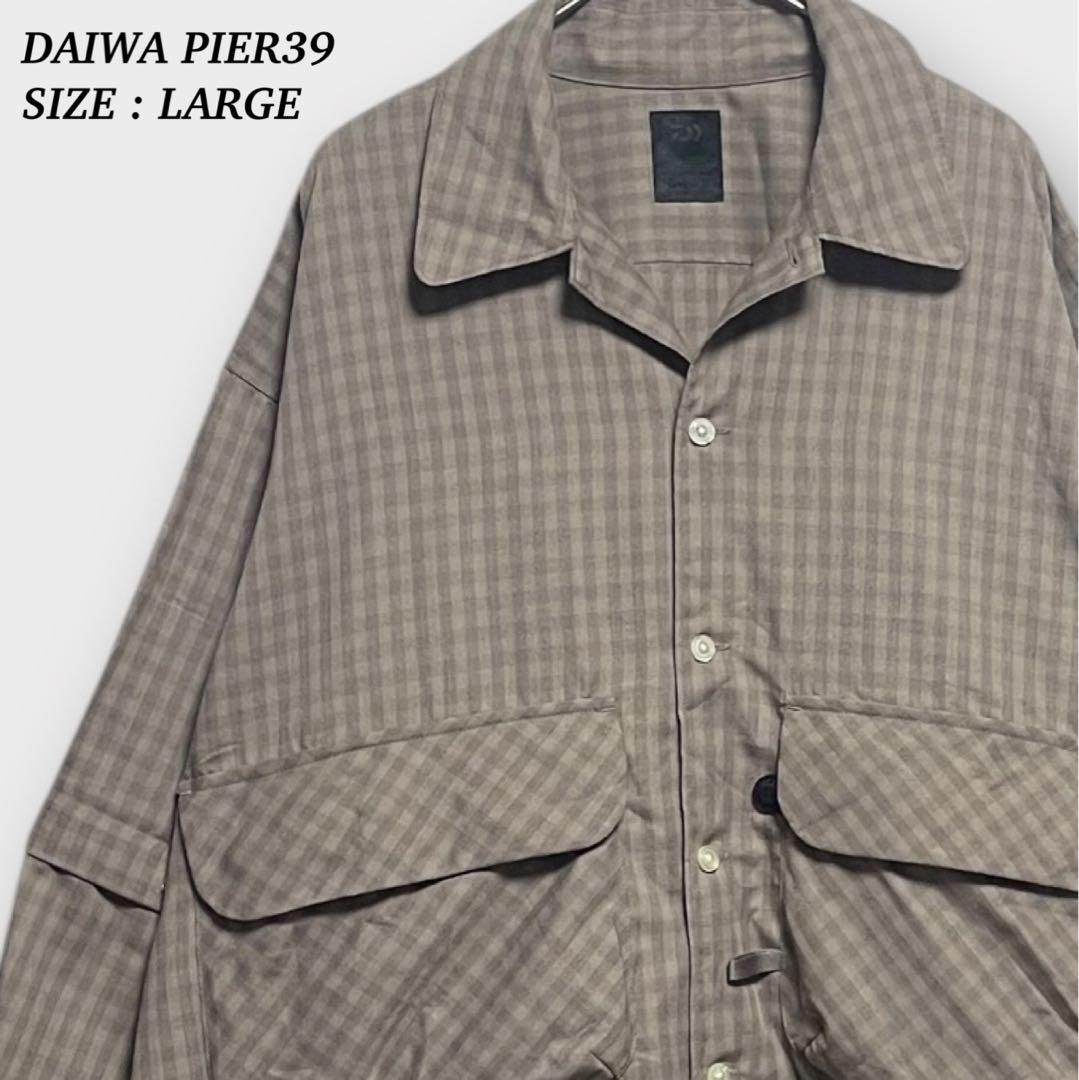 daiwa pier39 2WAY テック チェック オープンカラーシャツ