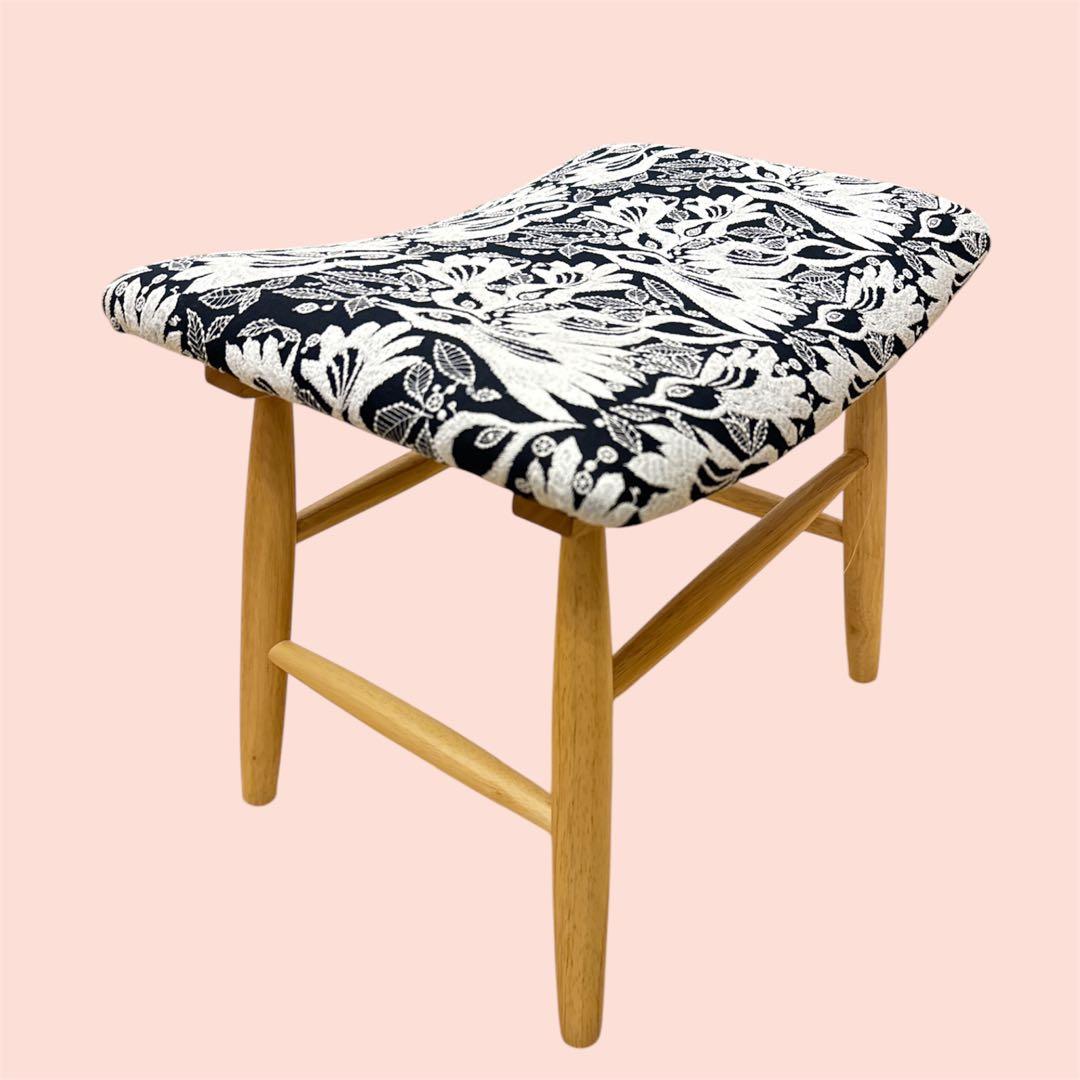 【北欧スタイル】minaperhonenミナペルホネン生地使用スツール