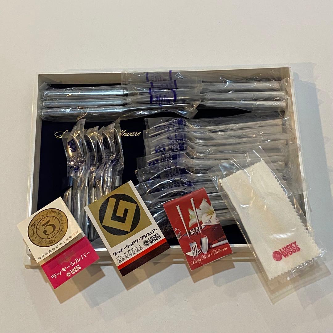 未使用品 Lucky wood Romance ロマンス 24pディナーセット