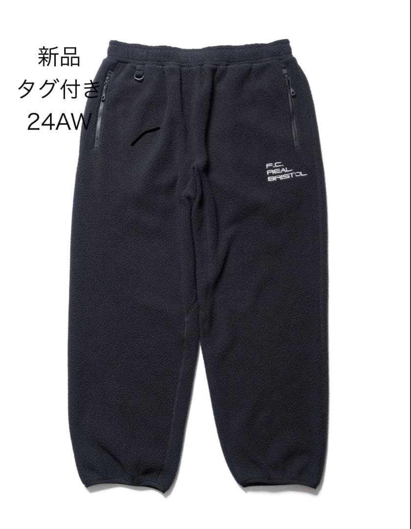【新品】FCRB POLARTEC フリースパンツ ブラック S 24AW