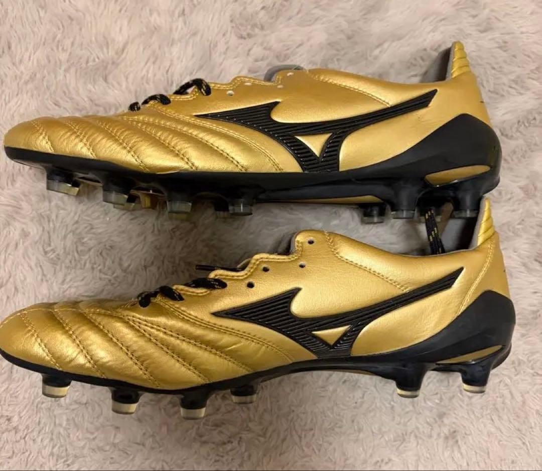 サッカースパイク　ミズノ　モレリアネオ2 ゴールド　限定カラー