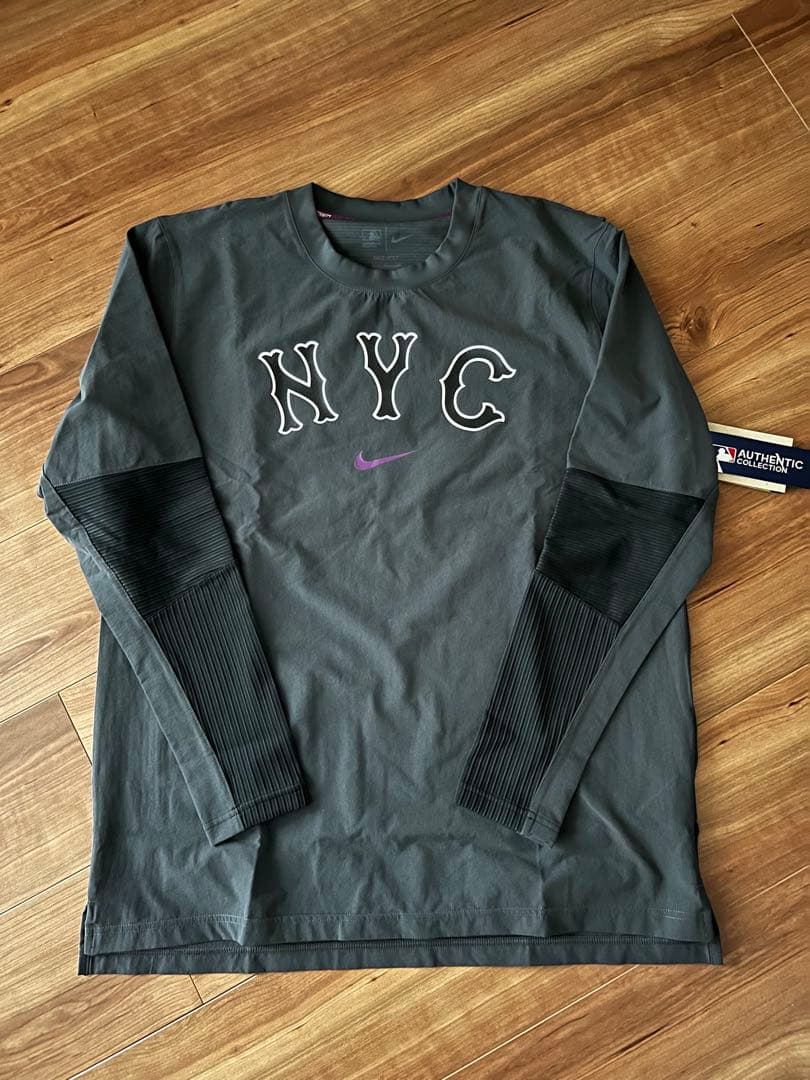 ニューヨークメッツ シティコネクト プルオーバーシャツ サイズS 選手支給モデル