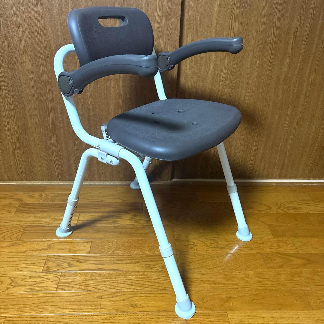 【新品 未使用】Panasonic シャワーチェア 風呂用介護椅子 ブラウン