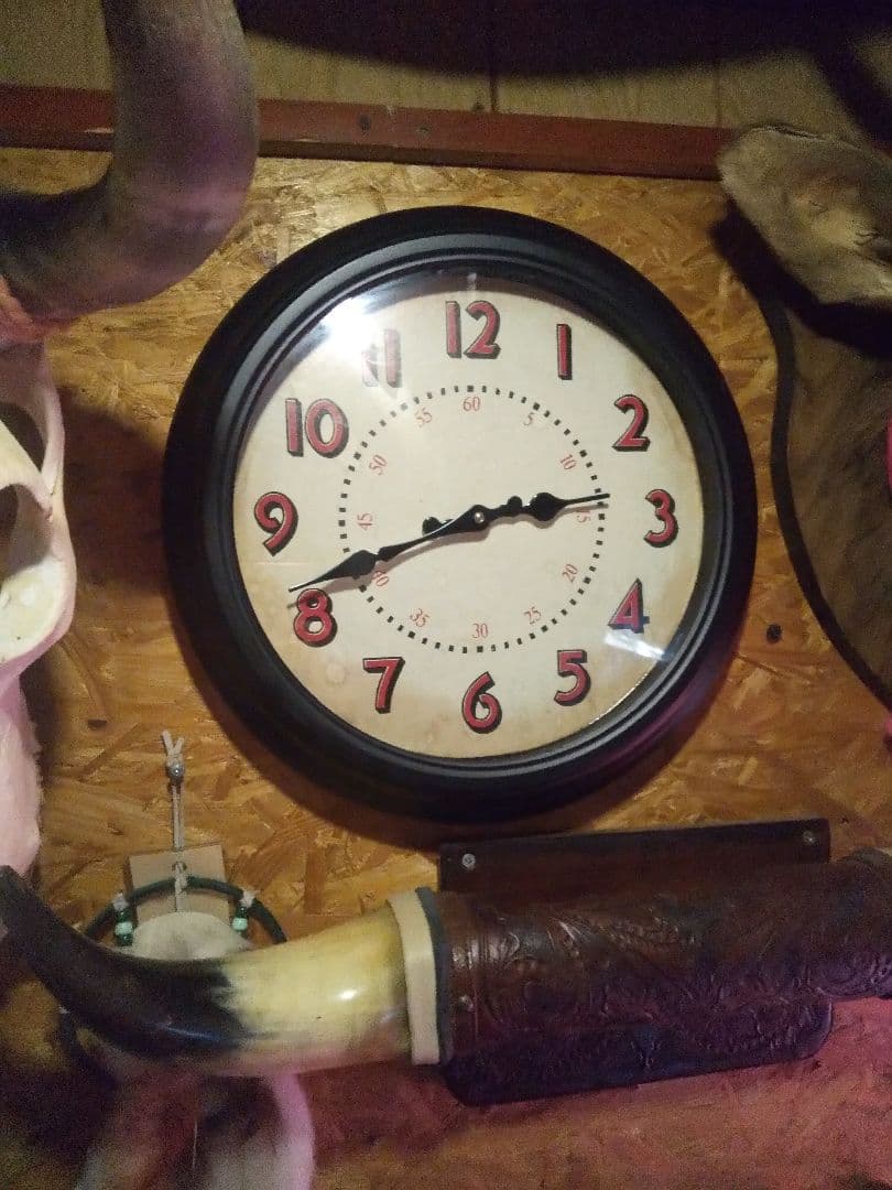 アンティーク、レトロ風壁掛け時計アメリカン雑貨