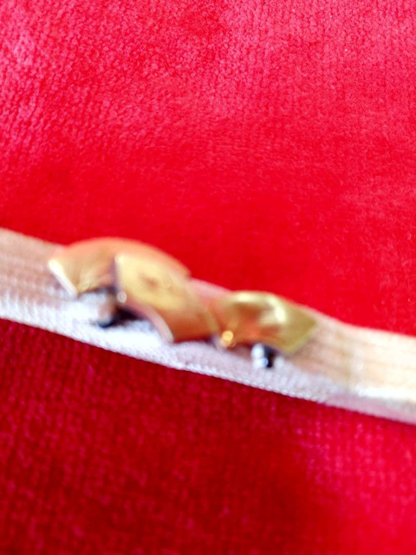 和装小物　[K18帯留]　刻印有　アンティーク