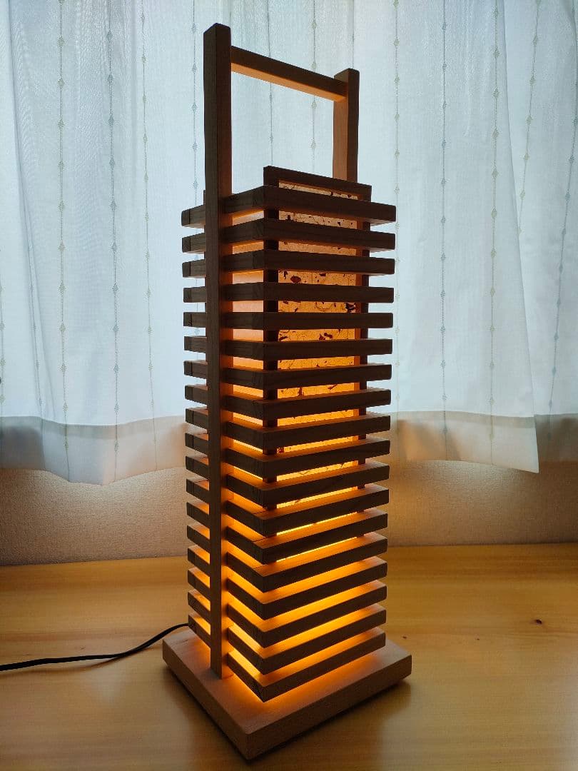 【受注生産】雪見行灯　スタンド照明　LED　和紙