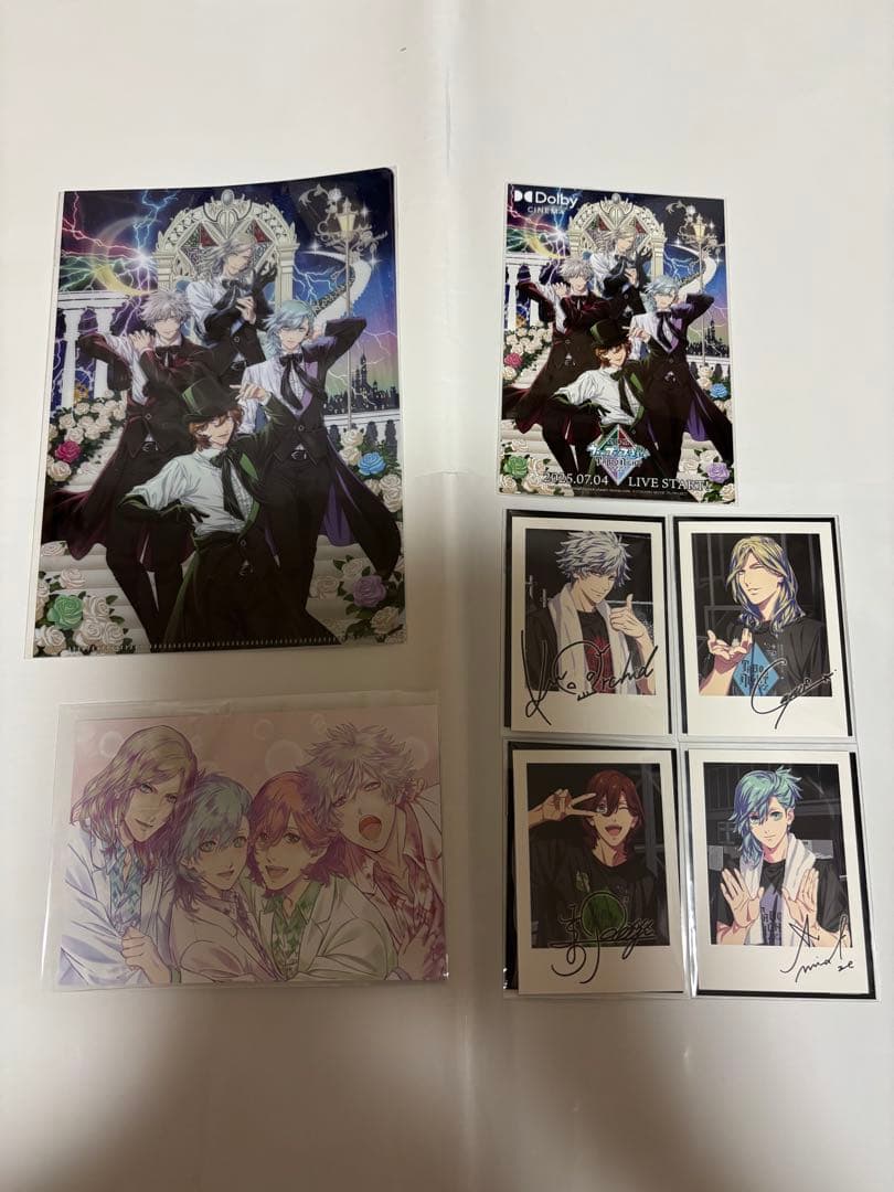 劇場版 うたプリ タブナイ 特典 フォト クリアファイル ポストカード