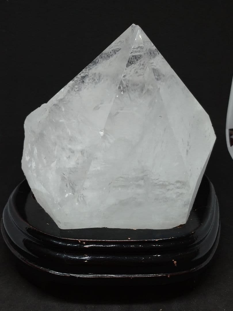 天然石■水晶■原石■ロッククリスタルクォーツ■カチ割■ラフ■専用台座付き