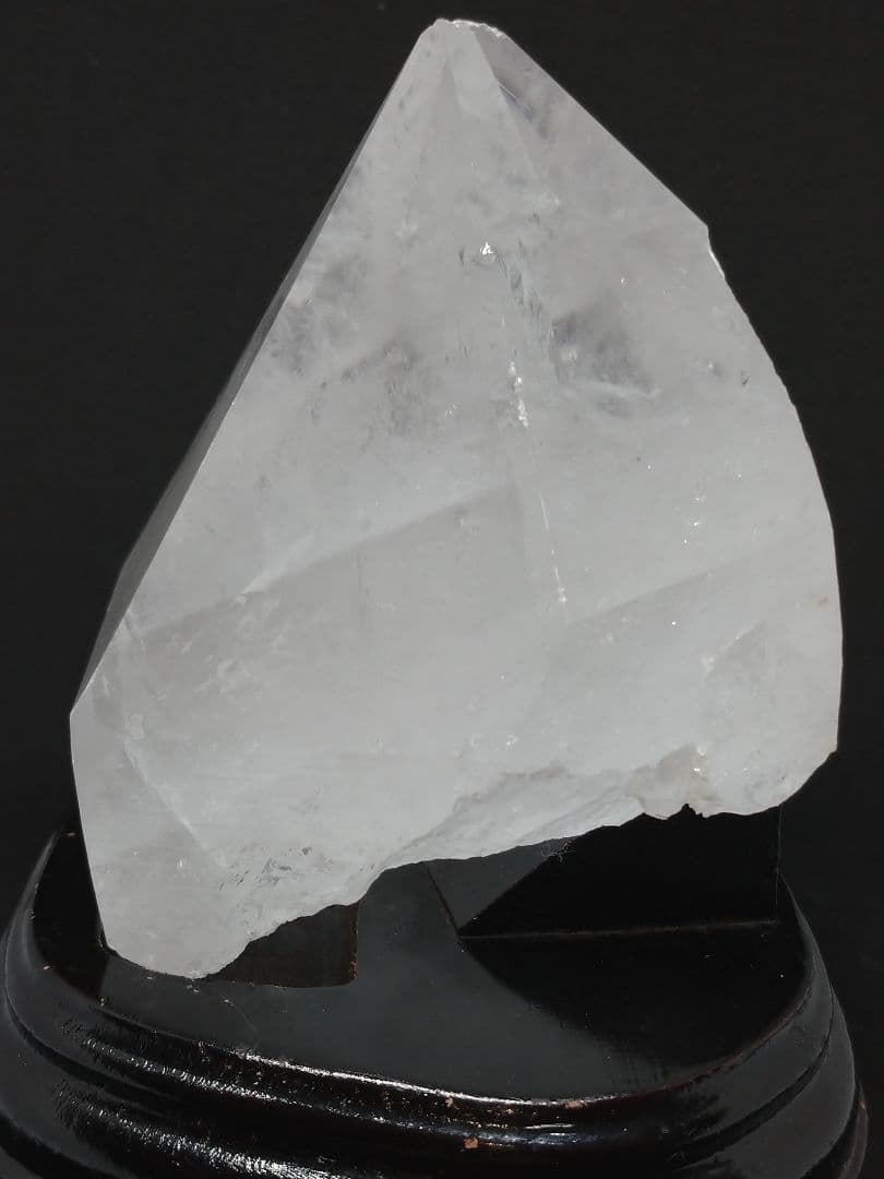 天然石■水晶■原石■ロッククリスタルクォーツ■カチ割■ラフ■専用台座付き