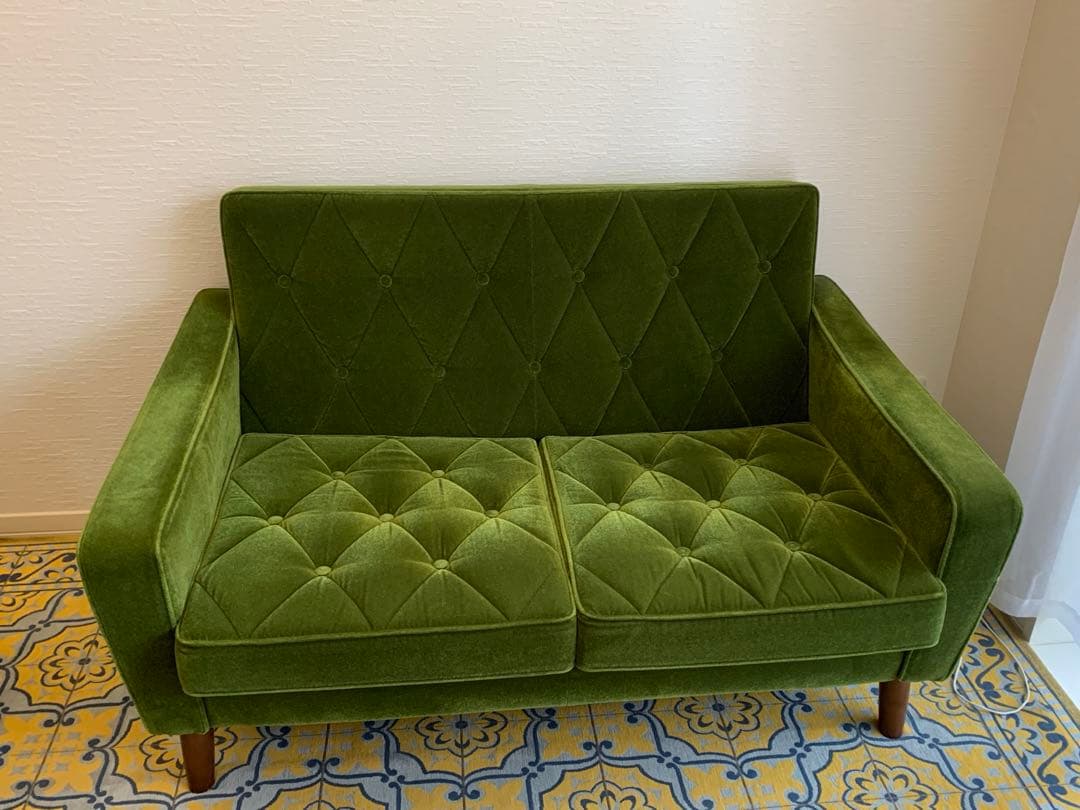 カリモク　2人掛けソファ