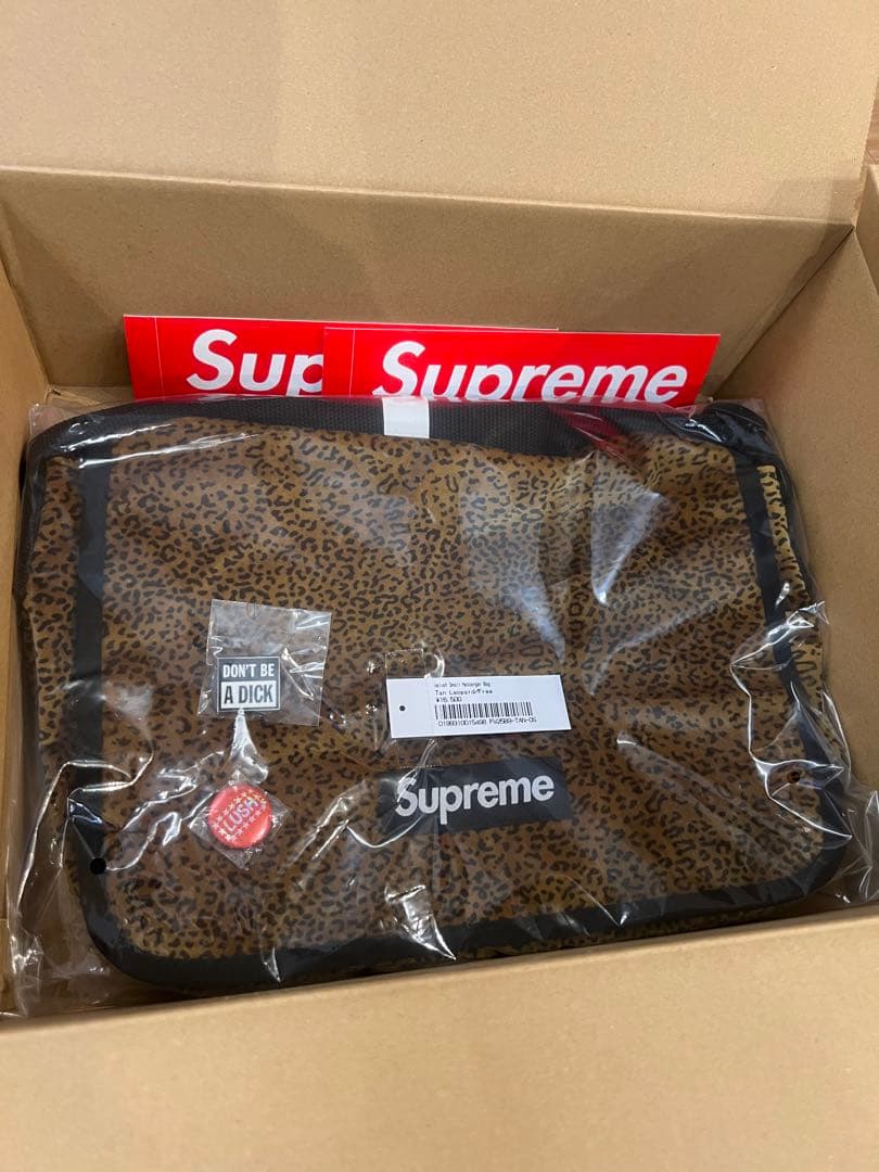 supreme Velvet Small Messenger Bag 新品未使用