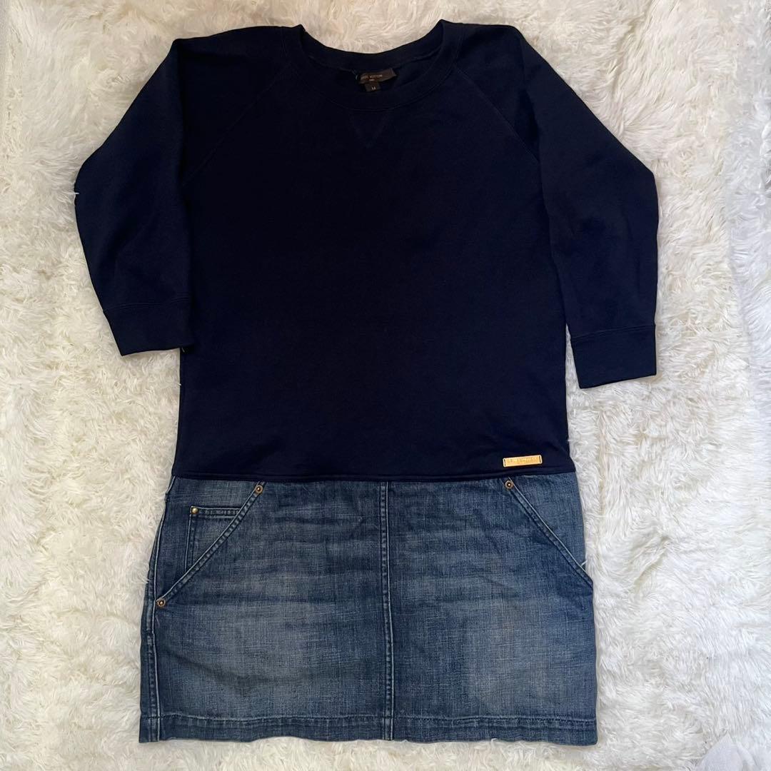 LOUIS VUITTON ルイヴィトン デニム ドッキング ワンピース