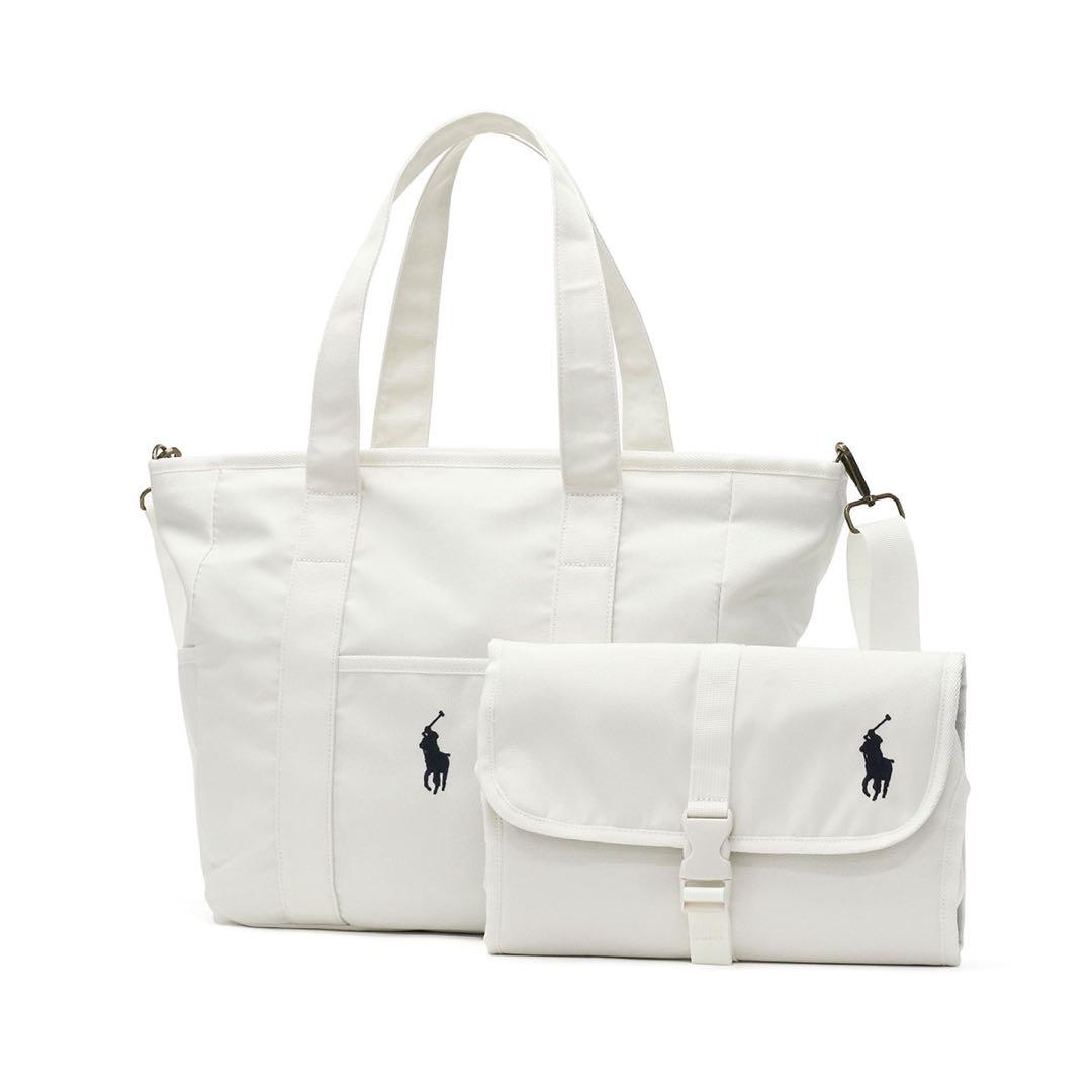 ポロラルフローレン マザーズバッグ白美品