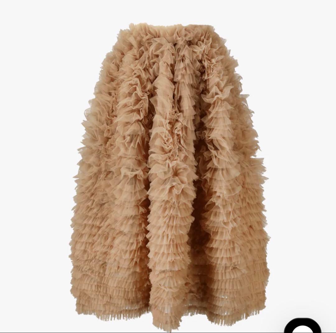 Bibiy DARLENE SHUSHU SKIRTベージュ