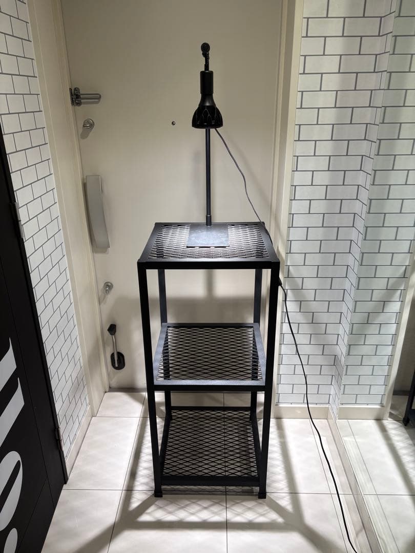 アイアンラック　植物棚　ディスプレイラック　インダストリアル　アイアン家具