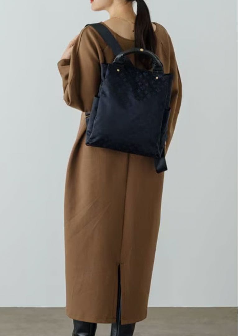 ナイロンジャガード2ハンドルリュックサック