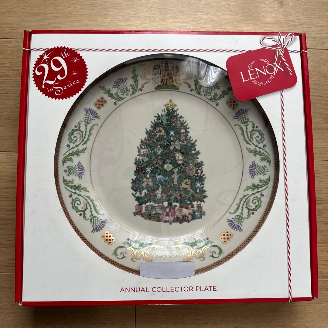 [新品・未使用] レノックス クリスマスプレート 2019