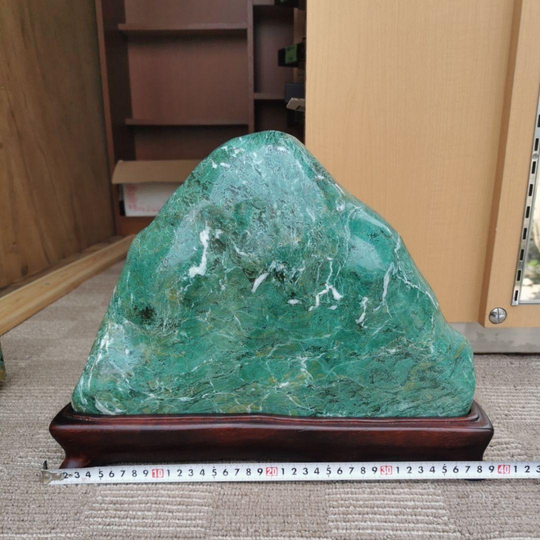ナミビア翡翠　12.7　翡翠　ヒスイ　鑑賞石　石　置物　オブジェ　インテリア