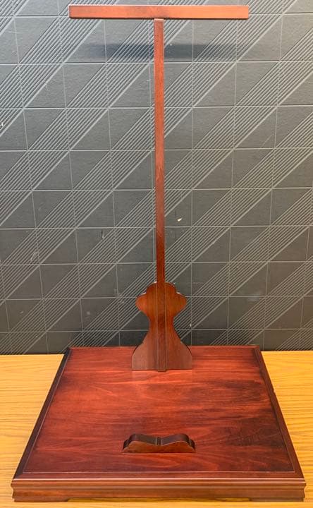花梨塗り　特大　羽子板　飾台　台