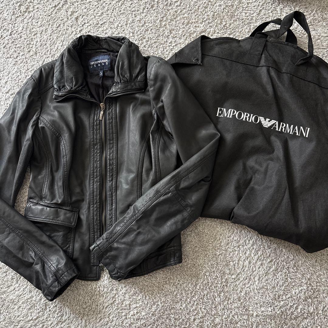 EMPORIO ARMANI JEANS レザージャケット