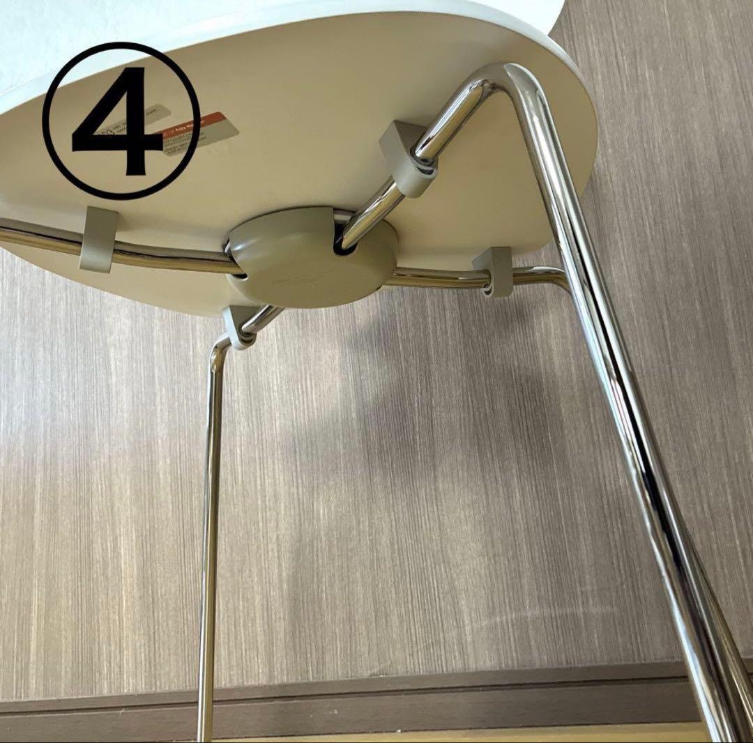 展示品 Fritz Hansen アリンコチェア ホワイト 美品 北欧家具 1脚