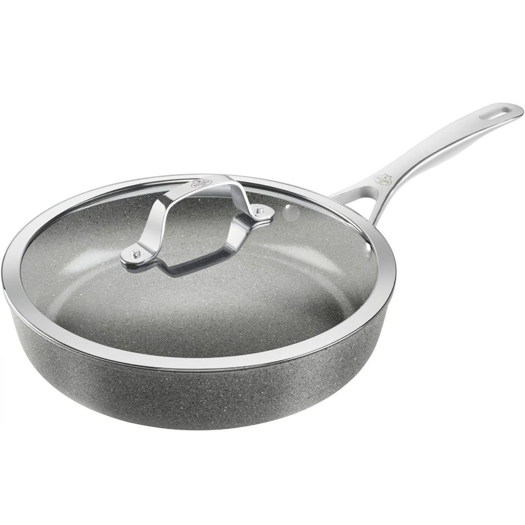 バッラリーニ サリーナ セラミック深型フライパン 28cm ガラス蓋付