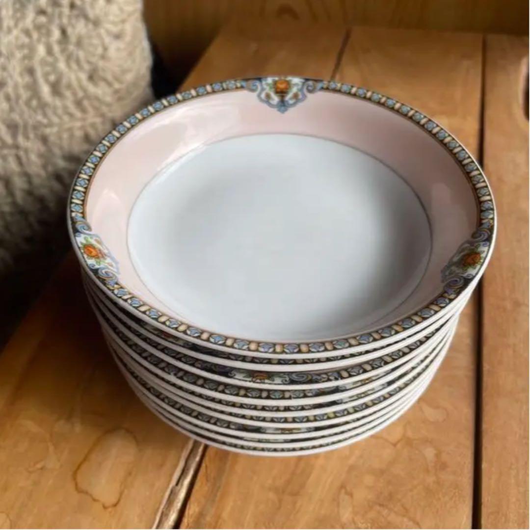 オールドノリタケ　深皿　1930年頃　9枚セット　戦前　里帰り　ヤジロベー印