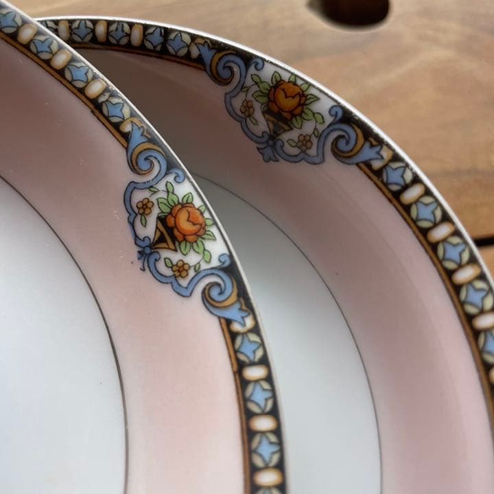 オールドノリタケ　深皿　1930年頃　9枚セット　戦前　里帰り　ヤジロベー印