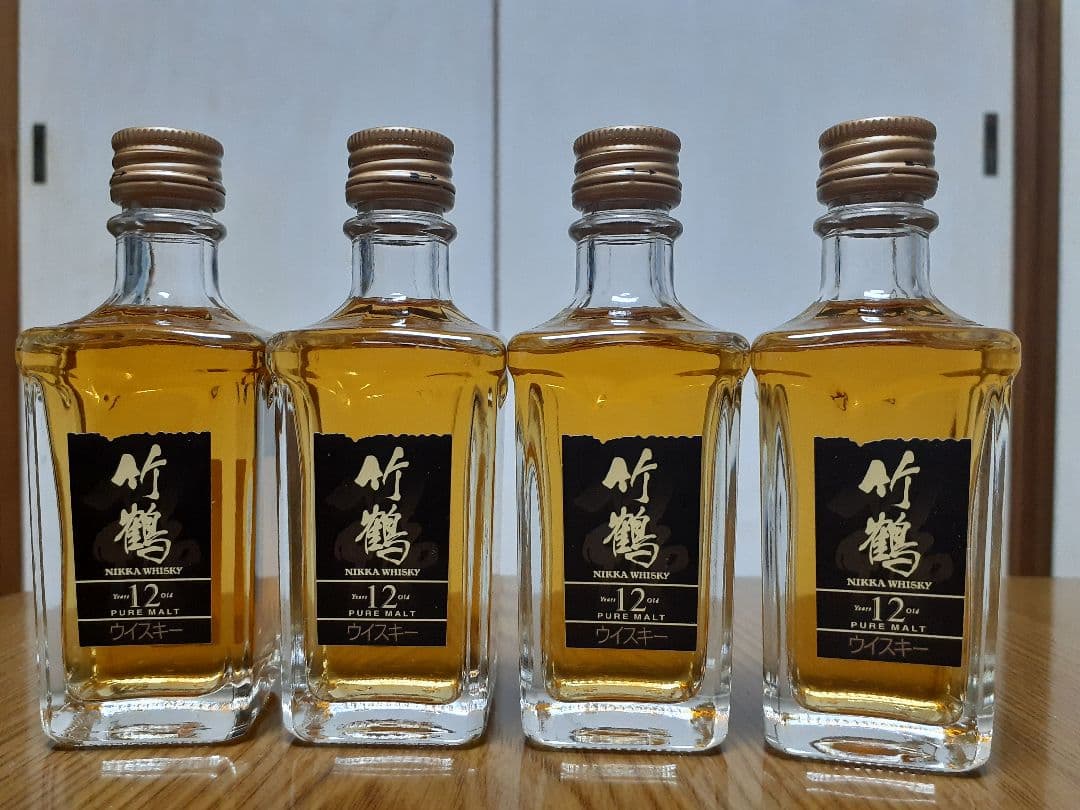 竹鶴 12年 50mlボトル 4本セット