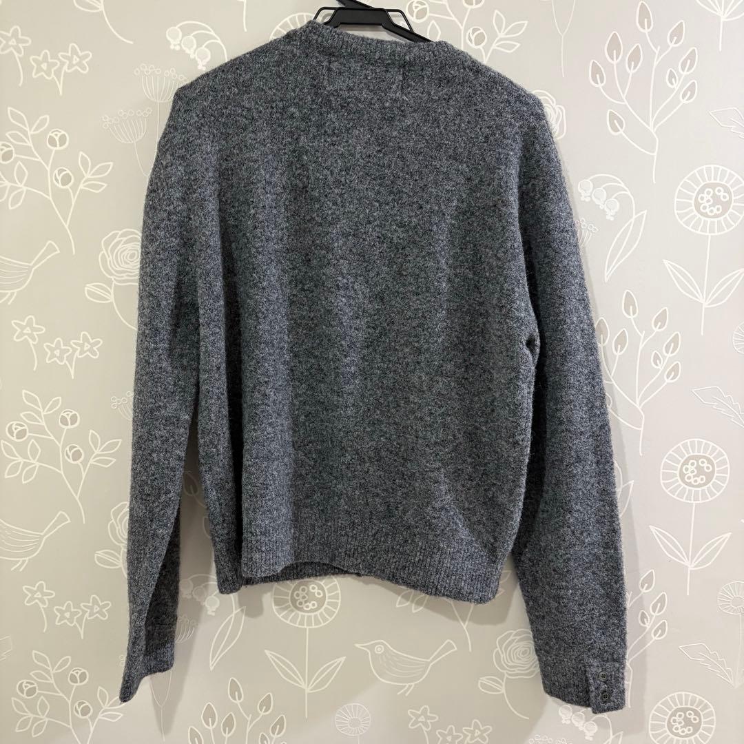 SATUR 完売 M ローレンウールブレンドクルーネックニットカーディガン