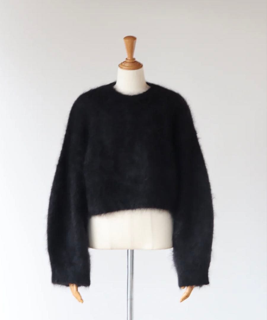 新品　St.cecilia モヘアニット　ブラック　girlish