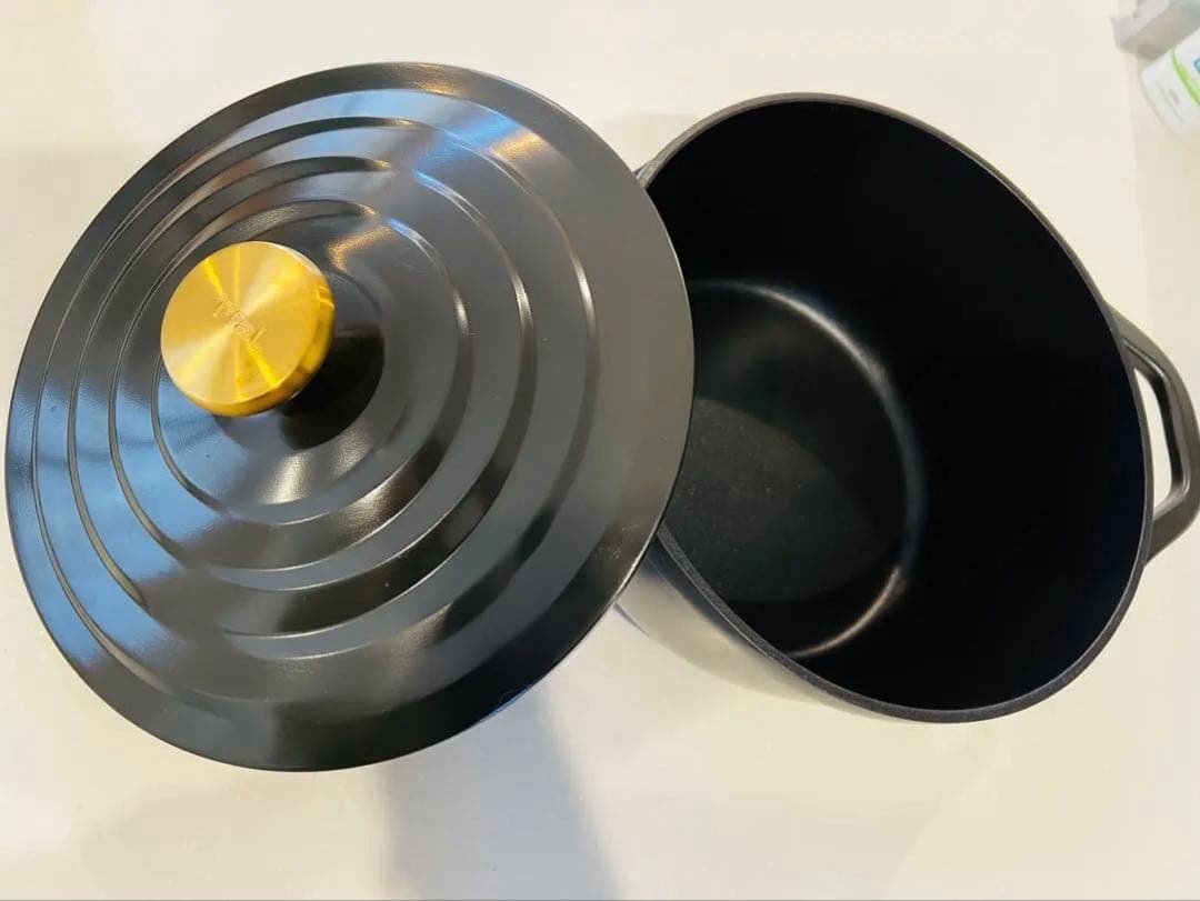 新品未使用　ティファール　エアココット　限定チャコールグレー　24センチ