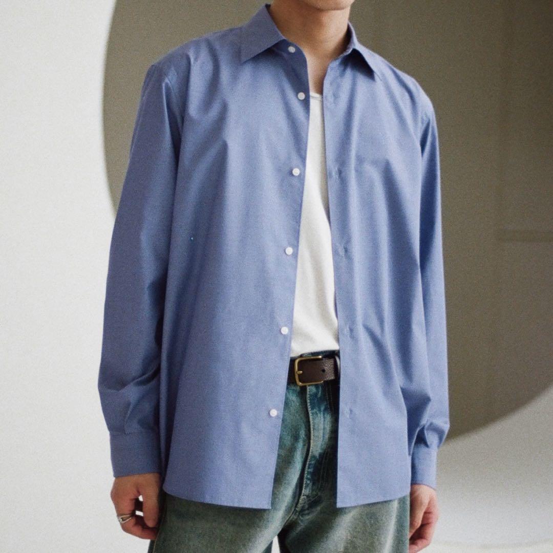 トップス WYM LIDNM MICRO SPAN BASIC DRESS SHIRT