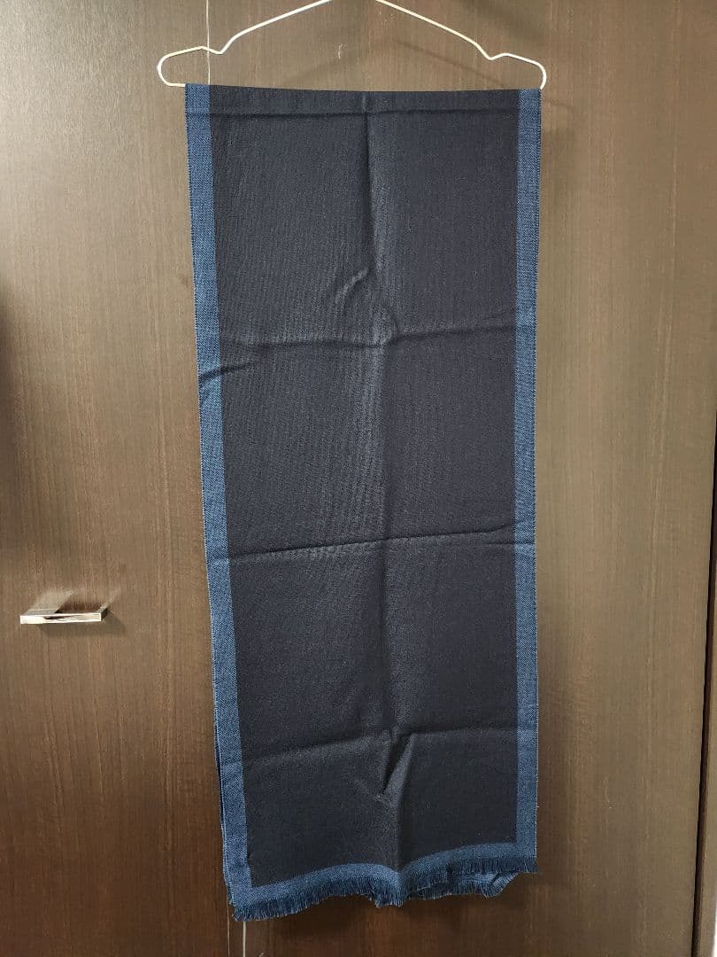 【新品未使用】Ermenegildo Zegna マフラー ネイビー