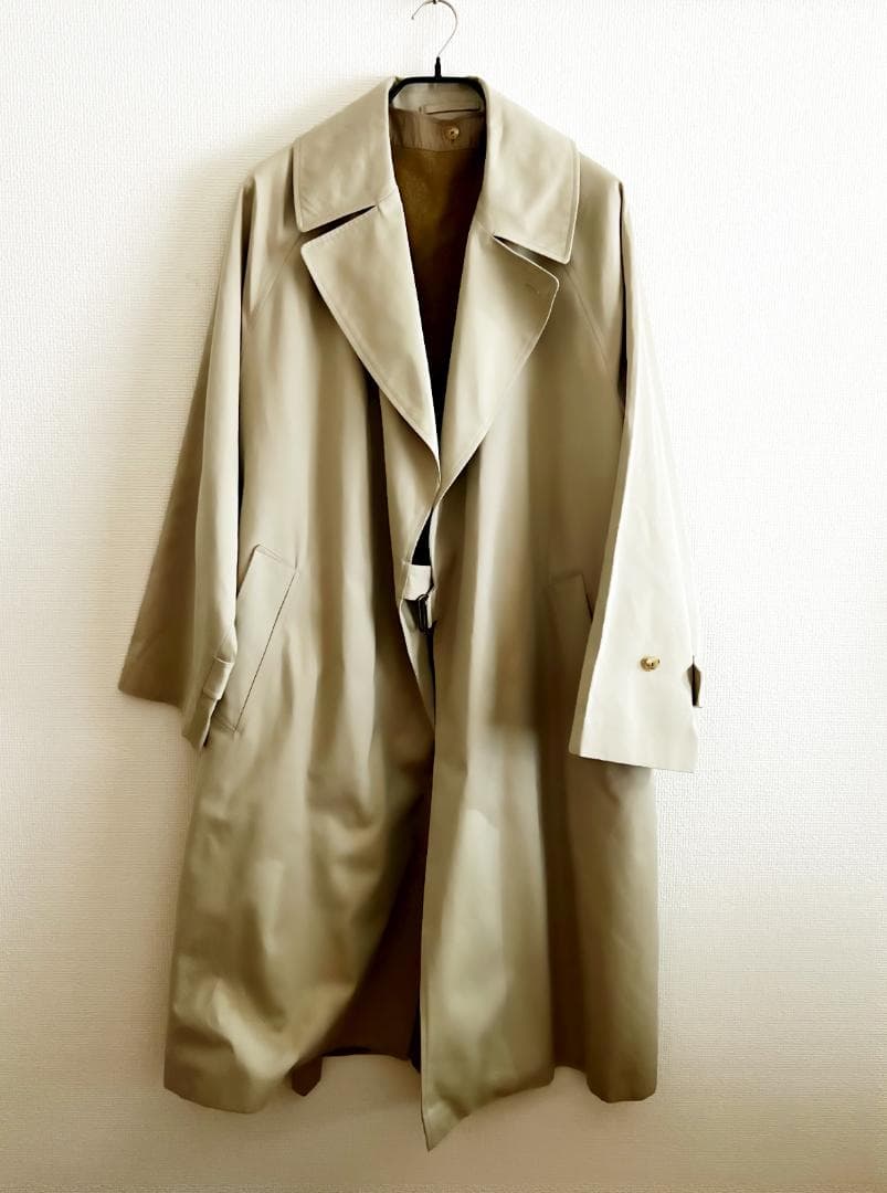 【美品】COMOLI コットンギャバ タイロッケンコート 2 ライナー付き