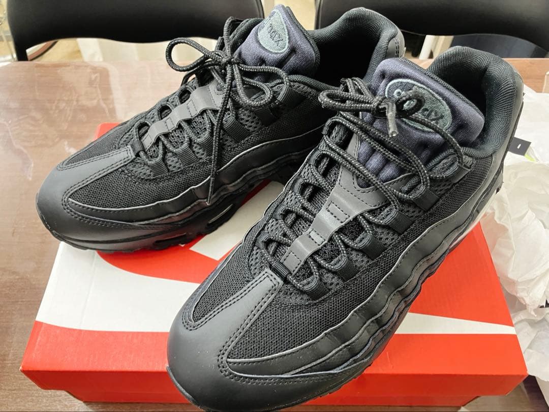 靴 Air Max 95 OG Big Bubble Triple Black